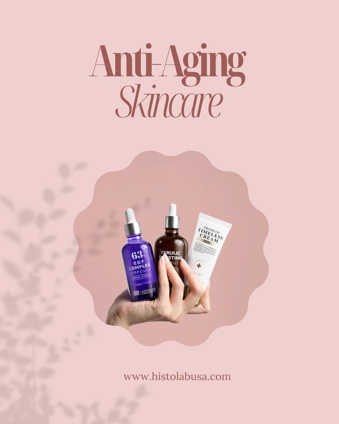 Anti-aging skincare, simplified. ✨

Power your routine with the essentials that actually deliver:
💧 63% EGF Complex Ampoule to support skin renewal + smooth fine lines
🍊 Ferulic Boosting Ampoule to brighten and protect against daily stressors
🤍 Premium Timeless Cream to deeply hydrate and lock in lasting firmness

Stronger barrier, smoother texture, radiant glow — all in one routine.